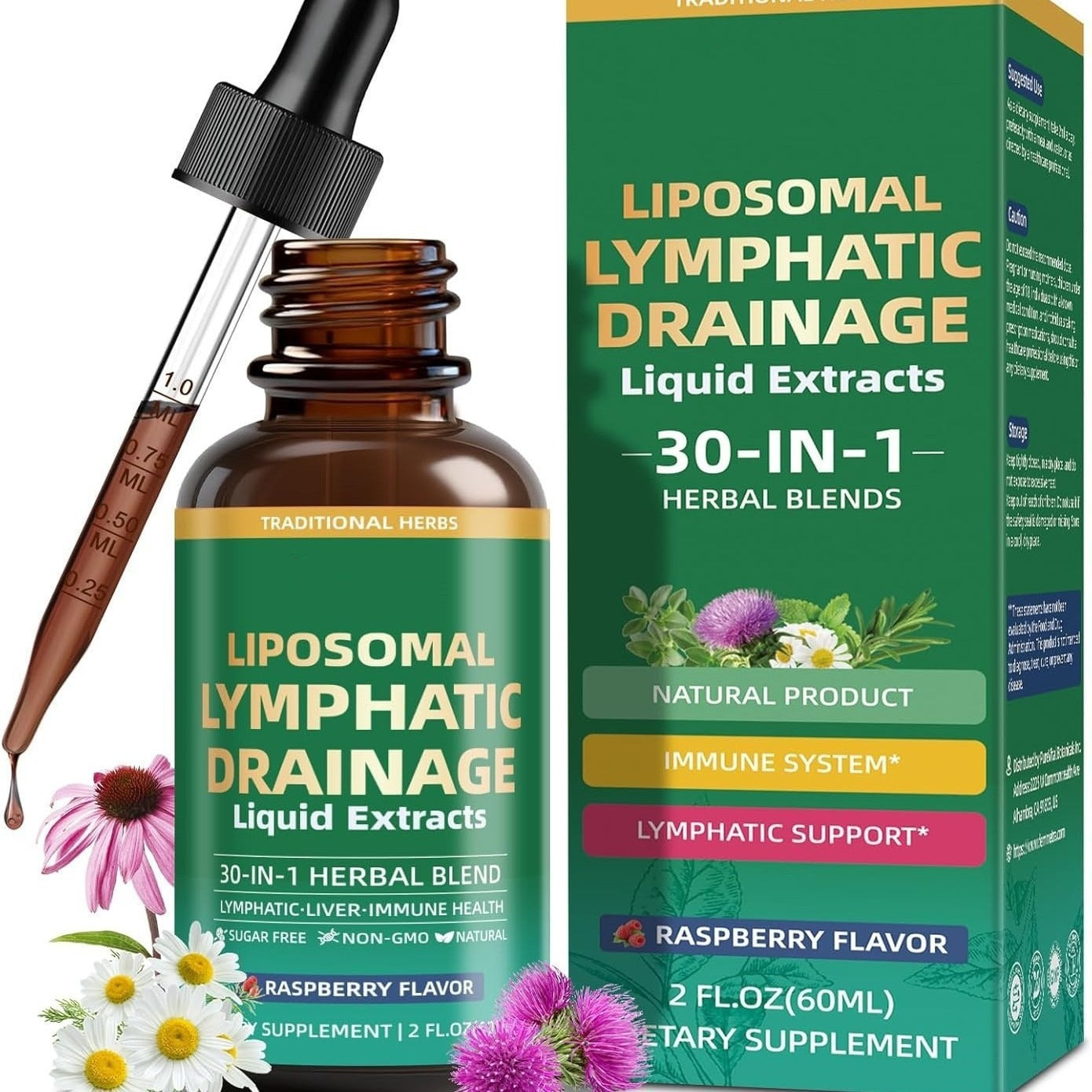 60ml lymphatic drainage drops