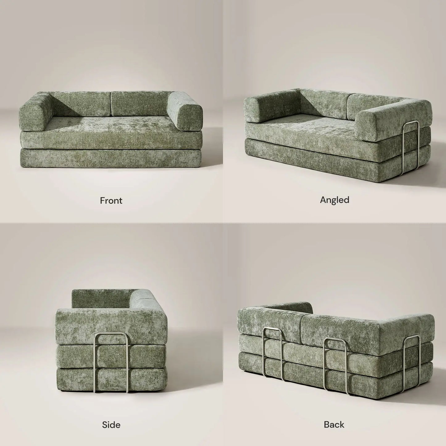 Hugo Vaccum-Packed Convertible Sofa Bed-3