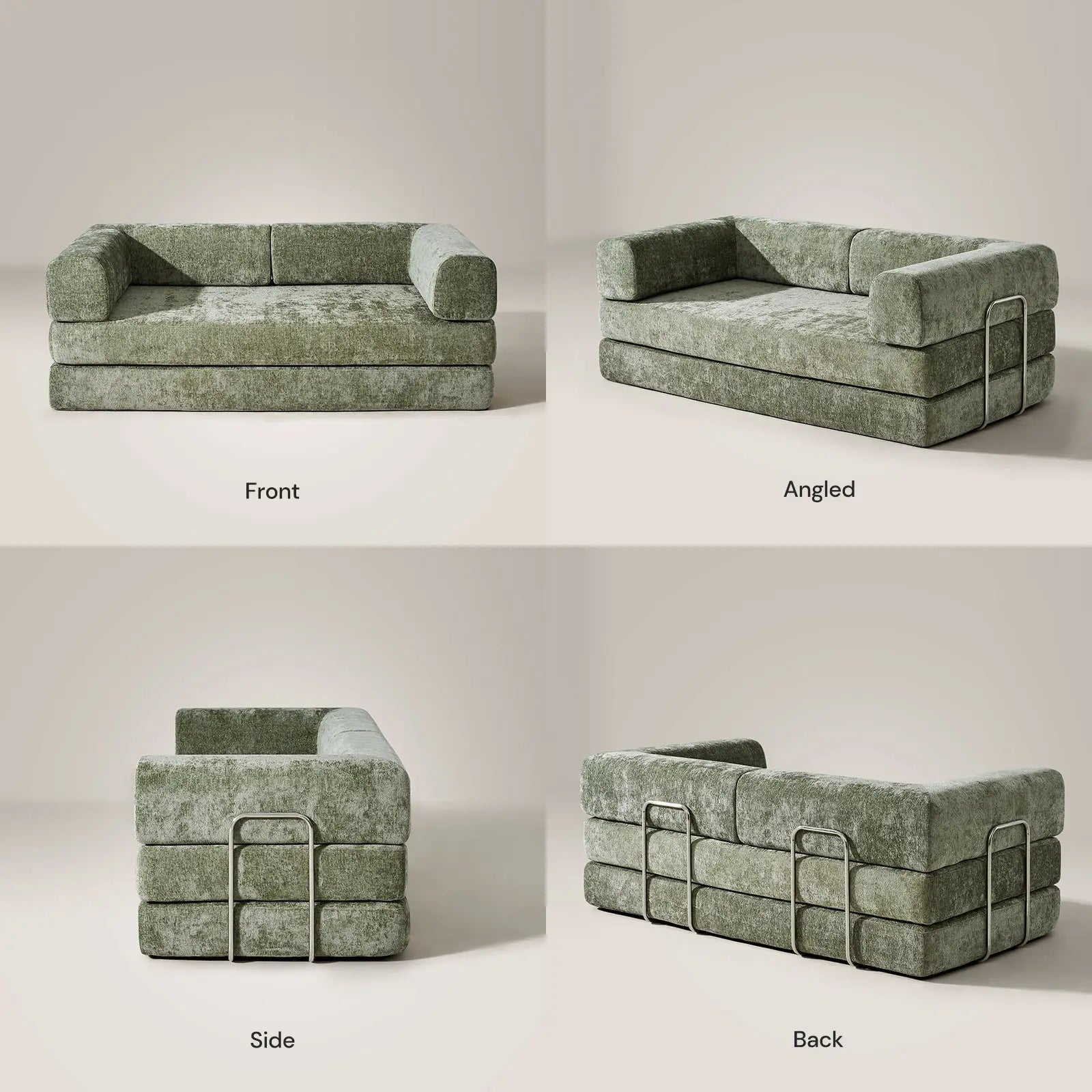 Hugo Vaccum-Packed Convertible Sofa Bed-3