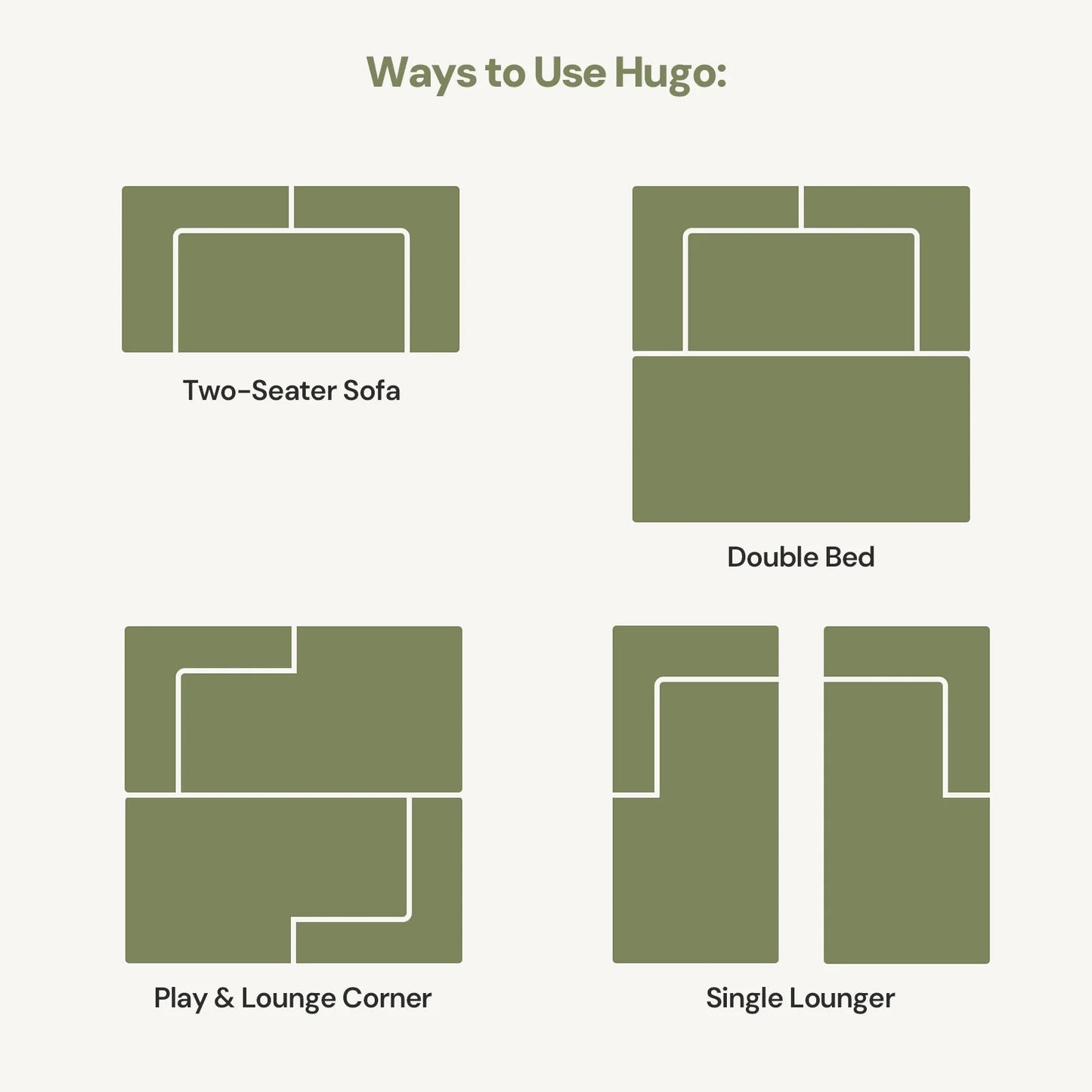Hugo Vaccum-Packed Convertible Sofa Bed-2