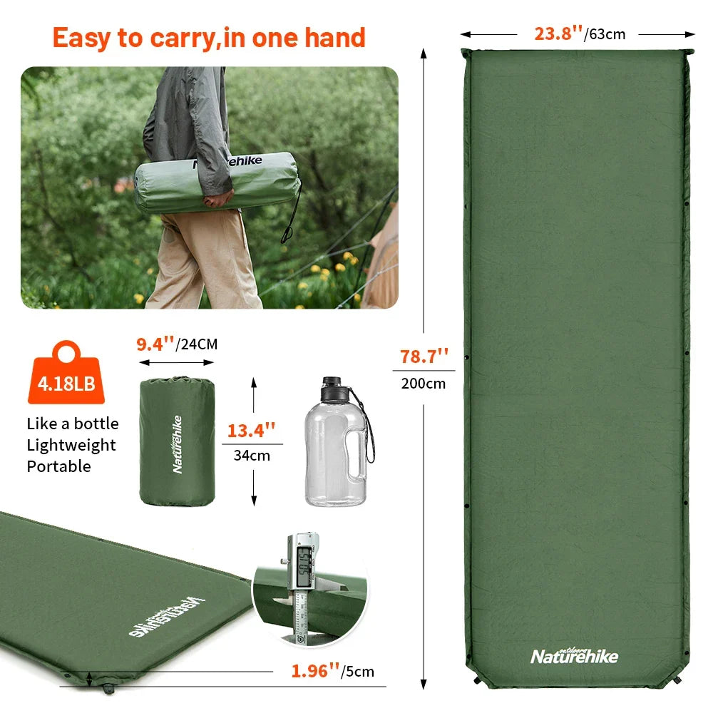 Self-Inflating Air Mattress Camping Foam Sleeping Mat-3