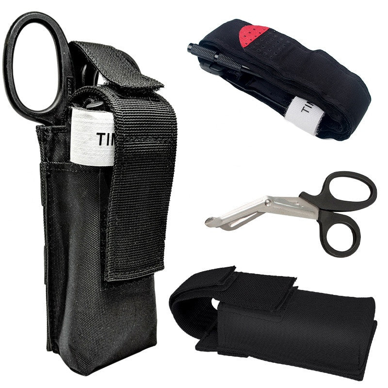One-Handed First-Aid Tourniquet Aluminum Rod