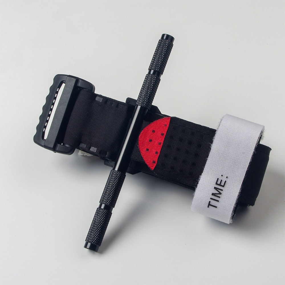One-Handed First-Aid Tourniquet Aluminum Rod