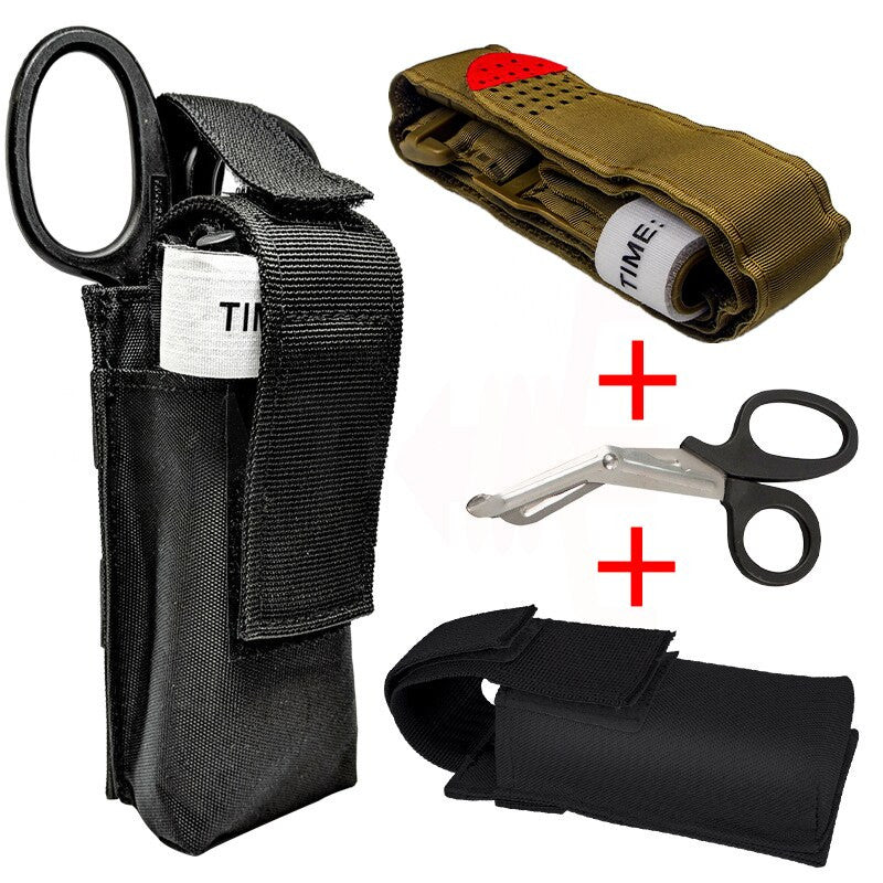 One-Handed First-Aid Tourniquet Aluminum Rod