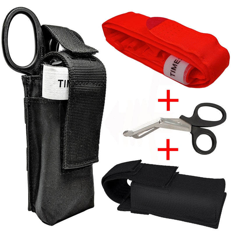 One-Handed First-Aid Tourniquet Aluminum Rod