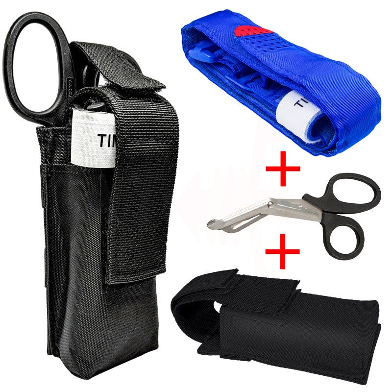 One-Handed First-Aid Tourniquet Aluminum Rod