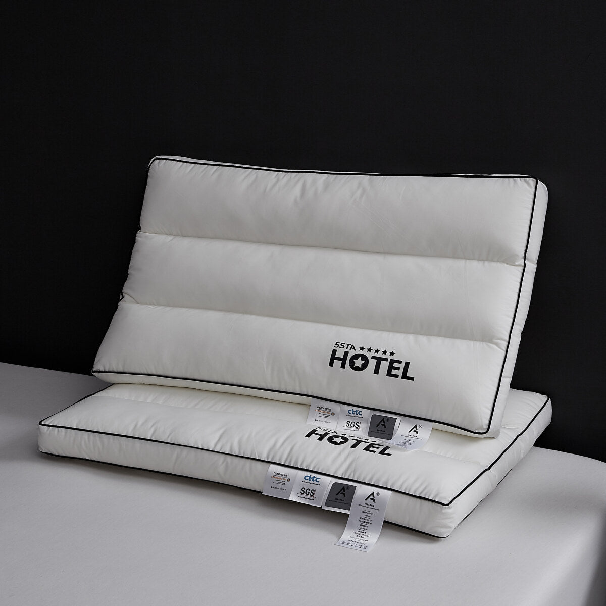 100% Cotton Five Star Hotel Pillow 2 Pack Set-5