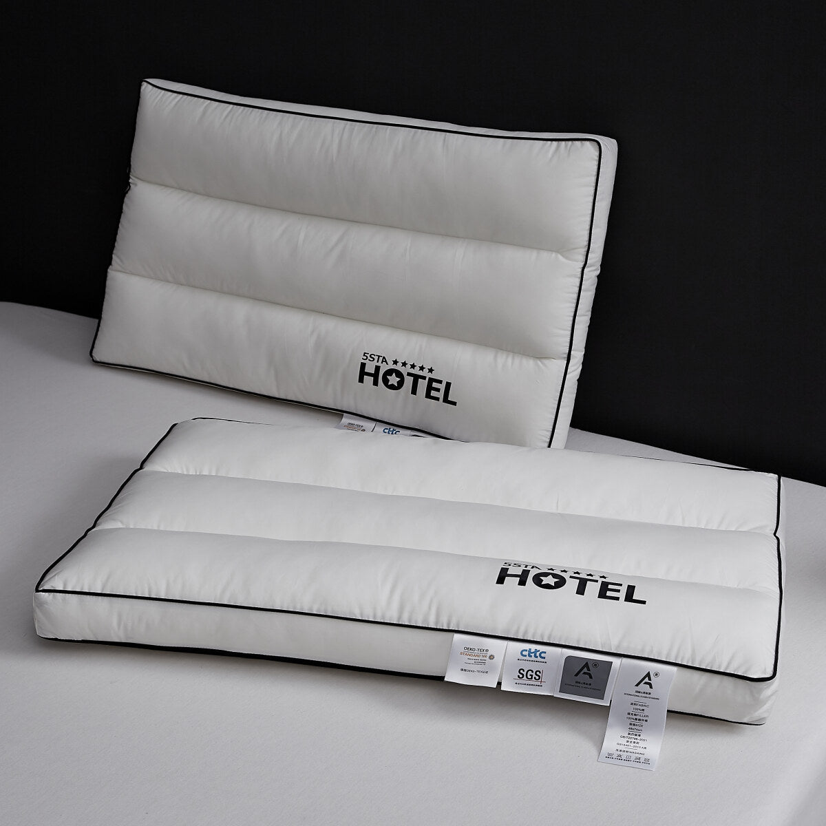 100% Cotton Five Star Hotel Pillow 2 Pack Set-1