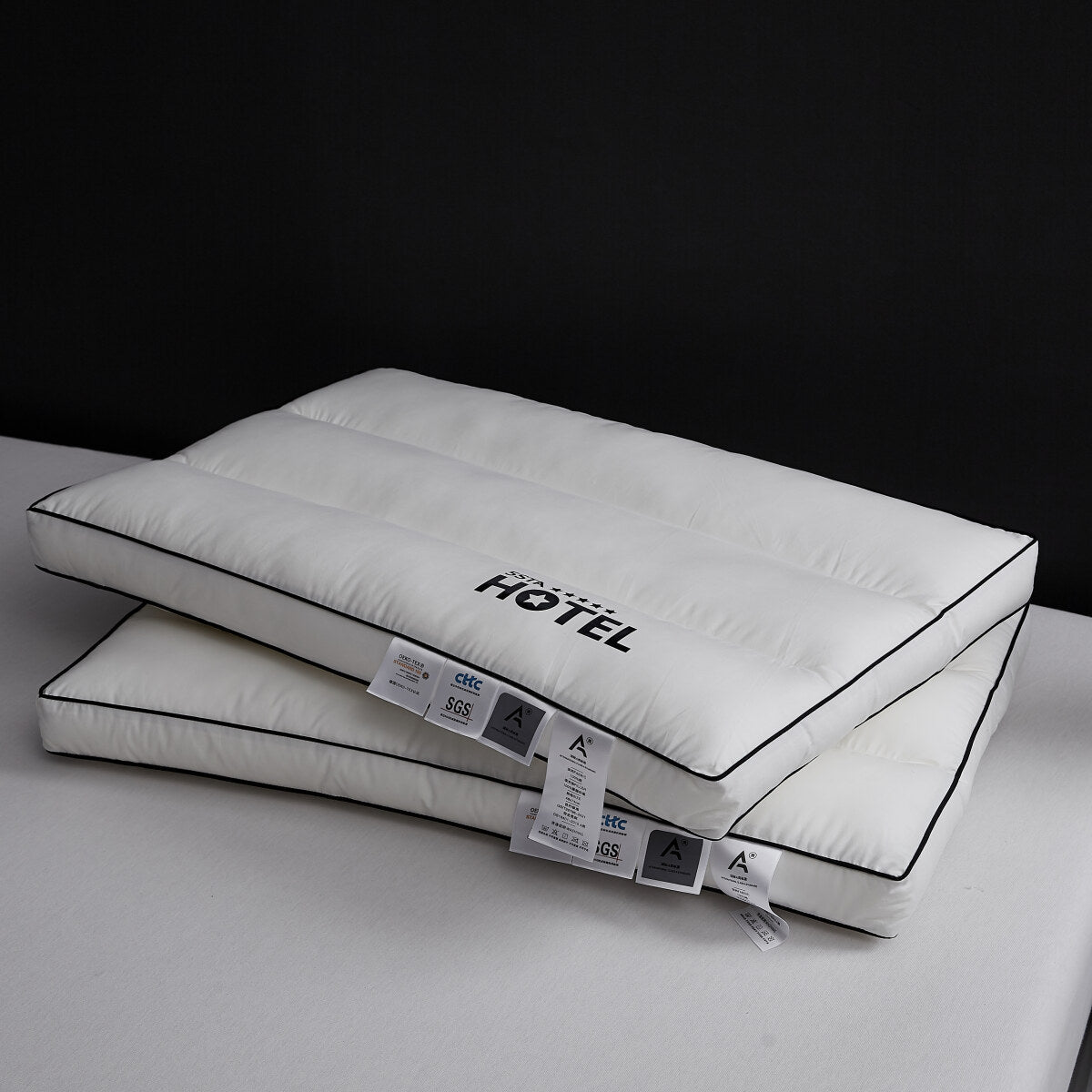 100% Cotton Five Star Hotel Pillow 2 Pack Set-4