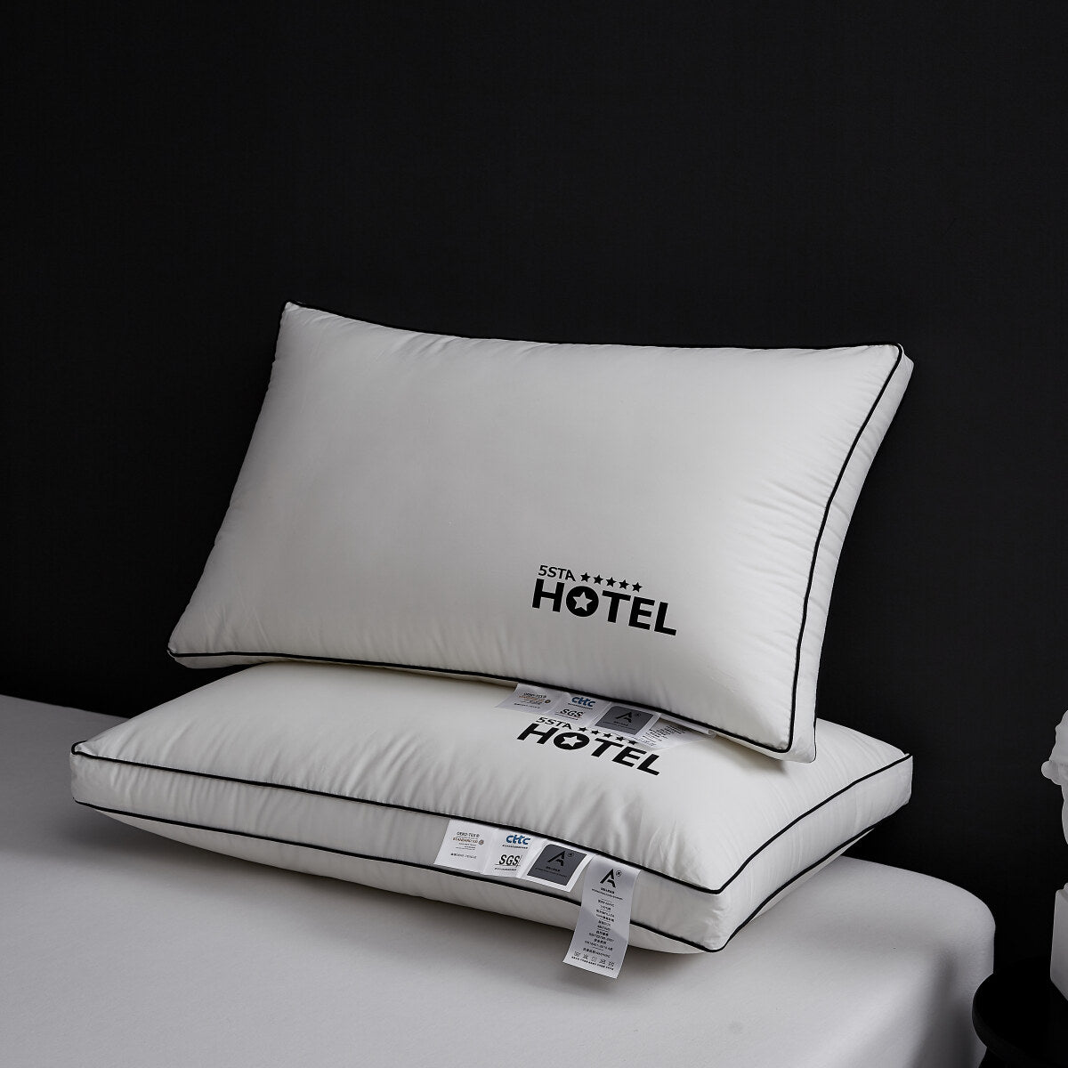 100% Cotton Five Star Hotel Pillow 2 Pack Set-6