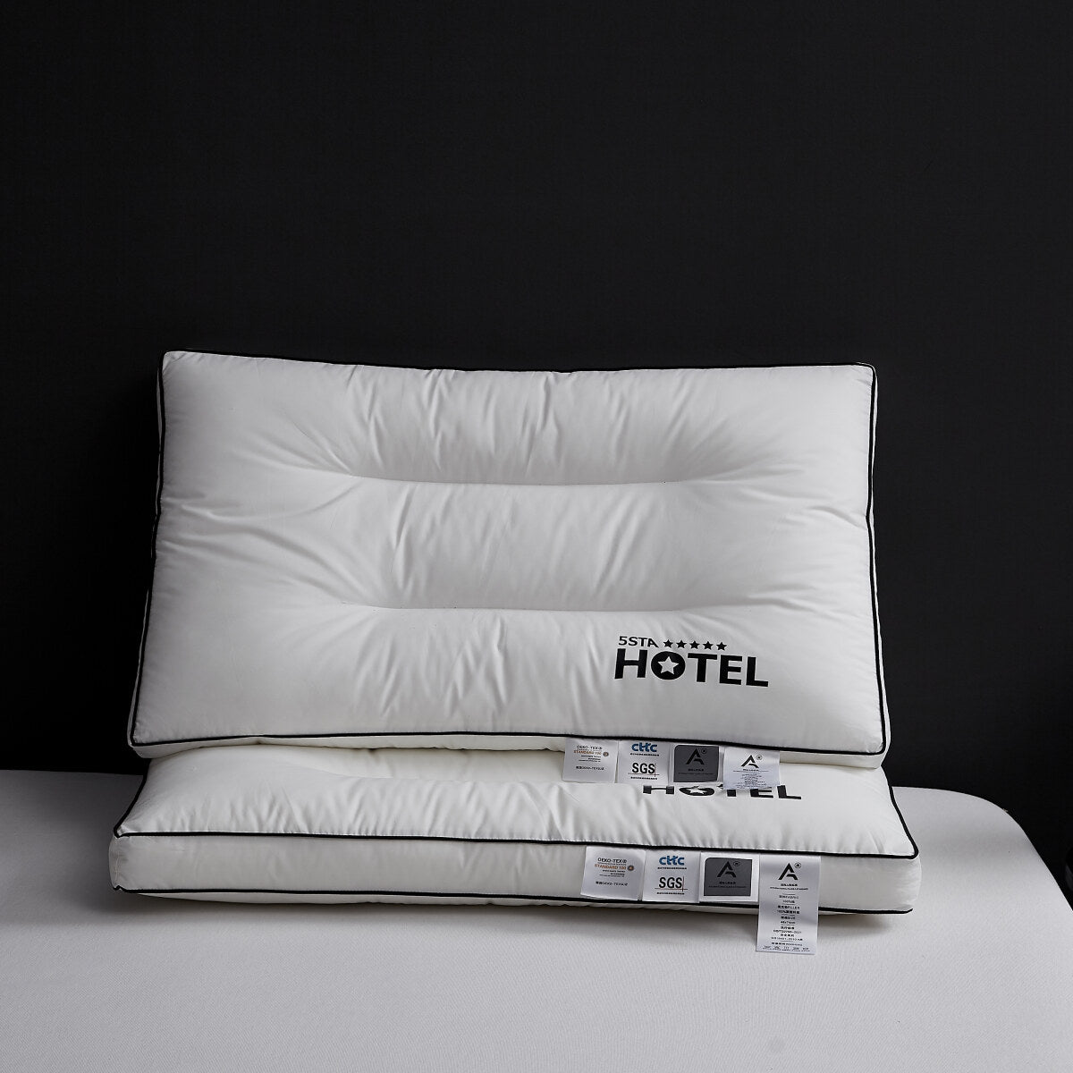 100% Cotton Five Star Hotel Pillow 2 Pack Set-2