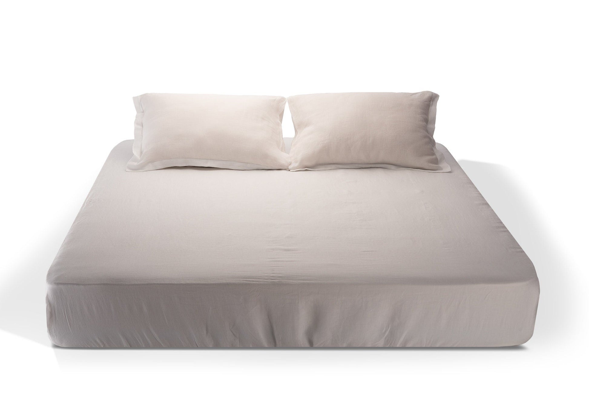 Natural Linen Fitted Sheet-0