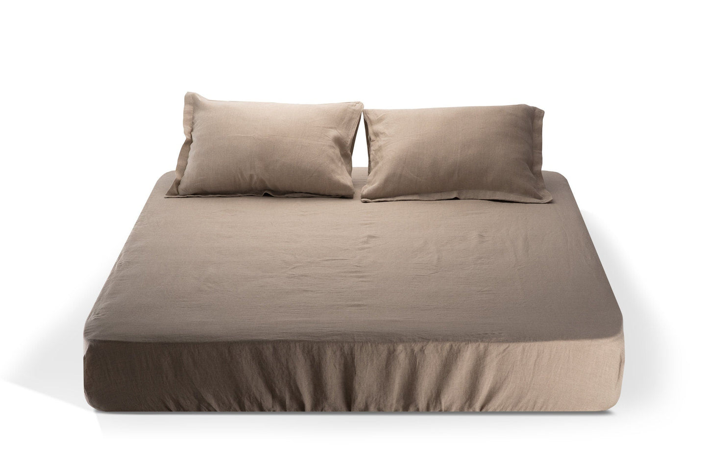Natural Linen Fitted Sheet-5