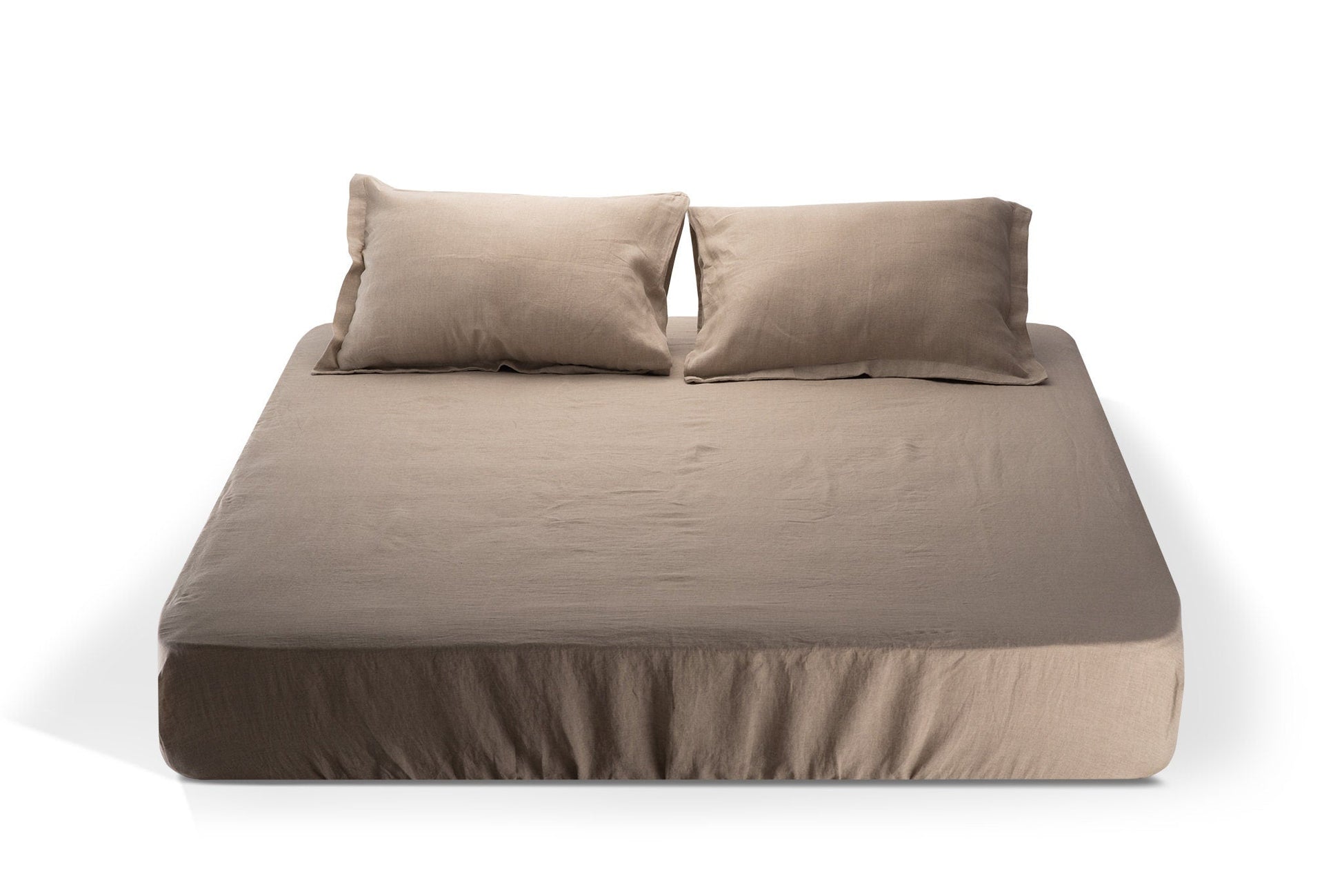 Natural Linen Fitted Sheet-5